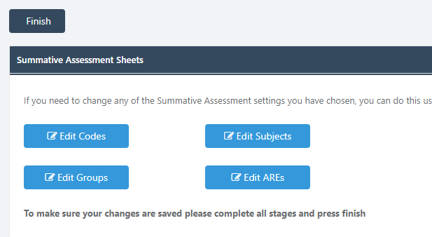 Summative Assessment Sheets Primary Tracker in Bromcom School MIS